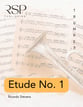 Etude No. 1 for Bb Trumpet P.O.D cover